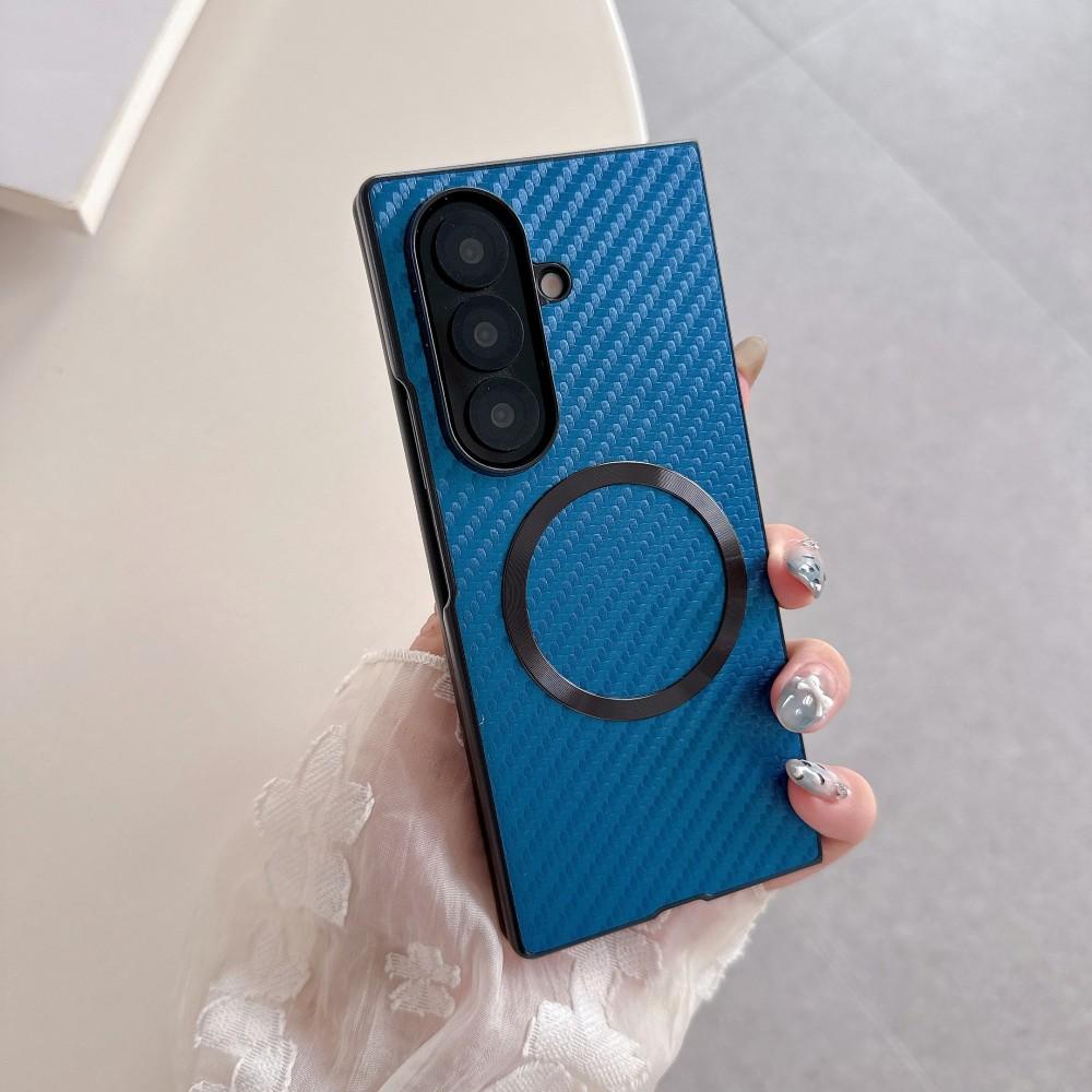 For Samsung Galaxy Z Fold 7 Case Hard PC Carbon Fiber Magnetic Protective Back Cover Case For Samsung Z Fold 7 6 5 4 Phone Shell