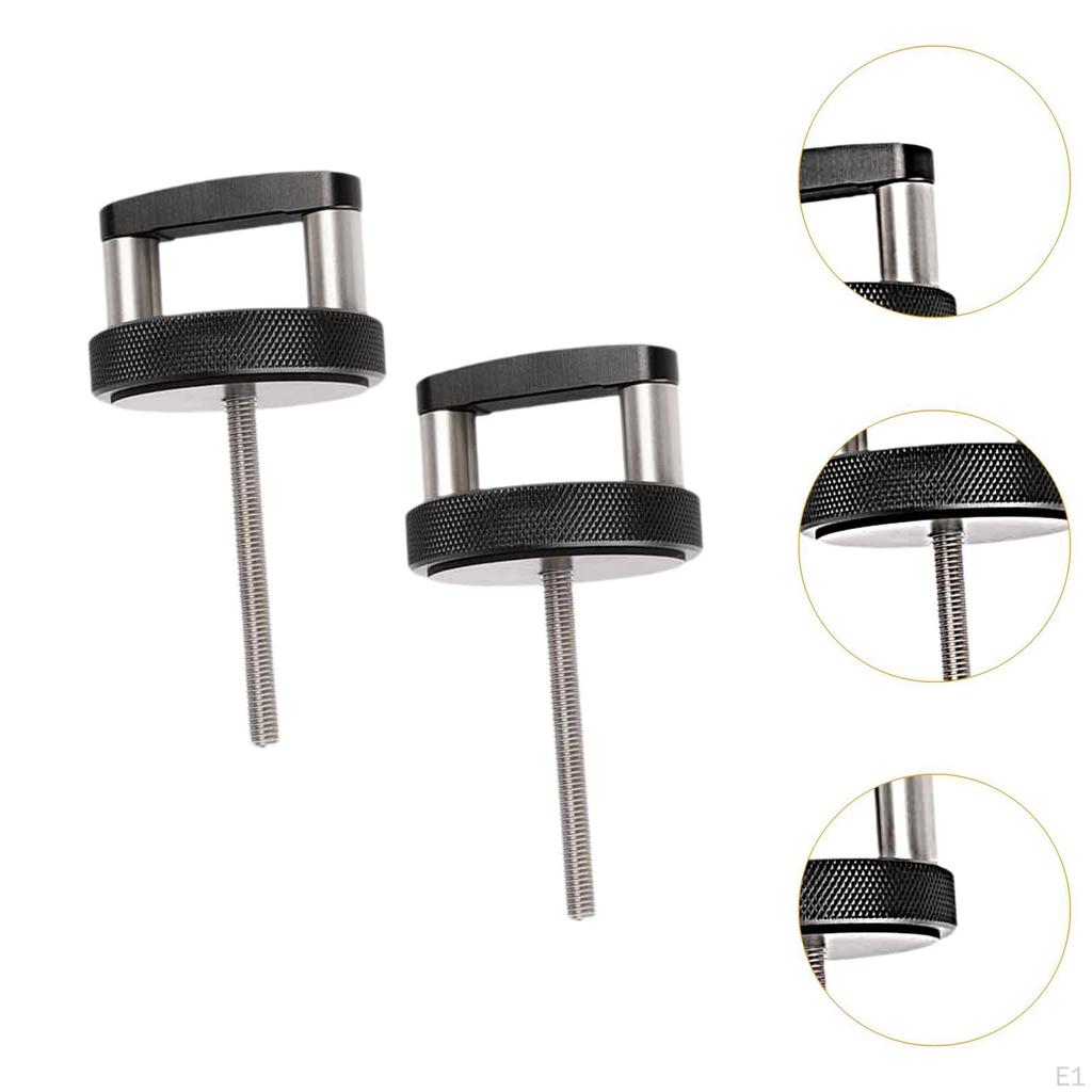 2x Hard Top D Ring Mounting Knobs Easy to Install Premium with Rings Removal Fastener for Wrangler