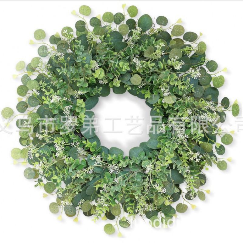 Artificial Flower Wreath Easter Valentines Day Decor Hotel Restaurant Door Hanging Decoration
