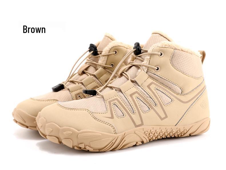 

Трансграничные утепленные флисом толстые мужские и женские уличные зимние ботинки 46