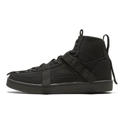 Petal Casual Comfortable Durable High-Top Skate Shoes Unisex Sneakers Black 1183C013-001