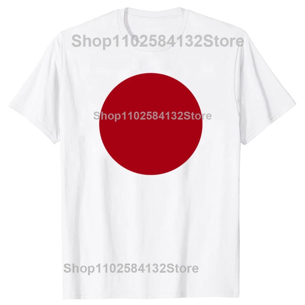 Funny Japan Flag Japanese Graphic T-shirts WoFashion Casual Tshirt 100% Cotton Loose Oversized T Shirt
