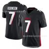 3rd Gen Football Jersey Falcons 7 Black Robinson USPS Shipping