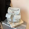 Rhombus Chain Backpack Bag Women's New Fashion Niche Design Women's Lightweight Fashion Small Backpack