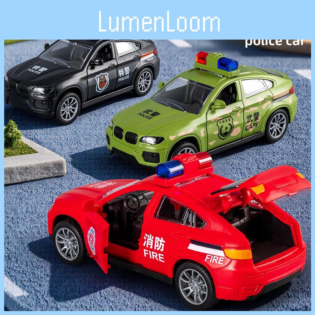 Inertia Public Security Vehicle Kids Toy Car For Visual And Motor Development