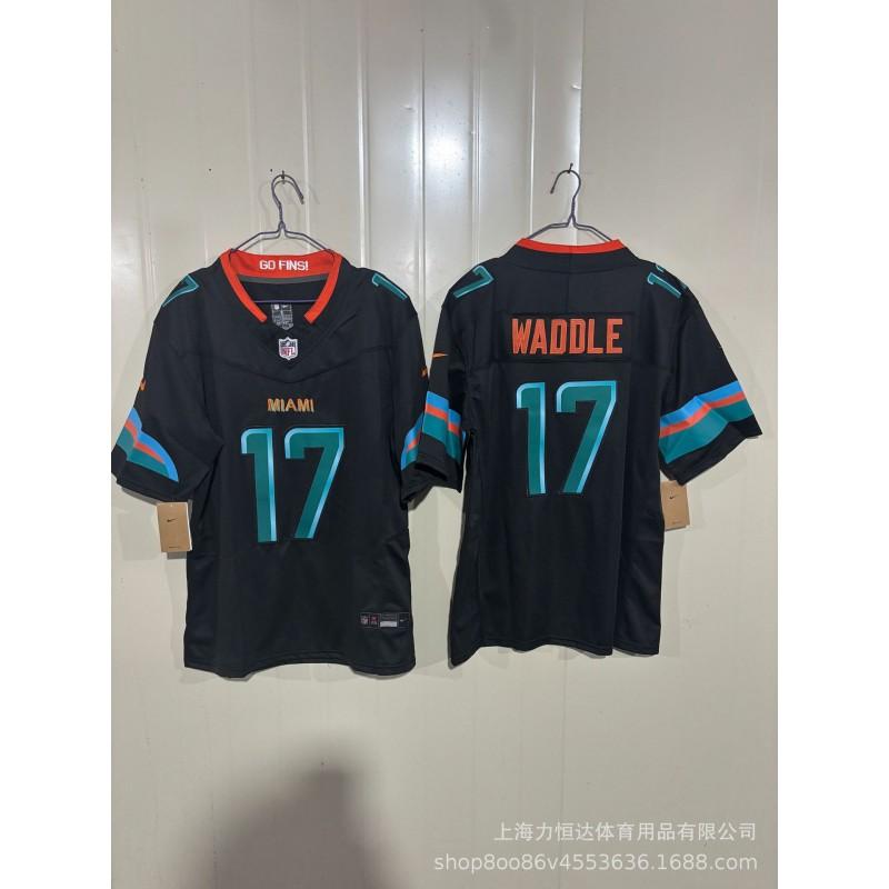 Miami Dolphins Football Jersey 10 13 17 Tagovailoa Legend Embroidery Sports Team Uniform Men Women