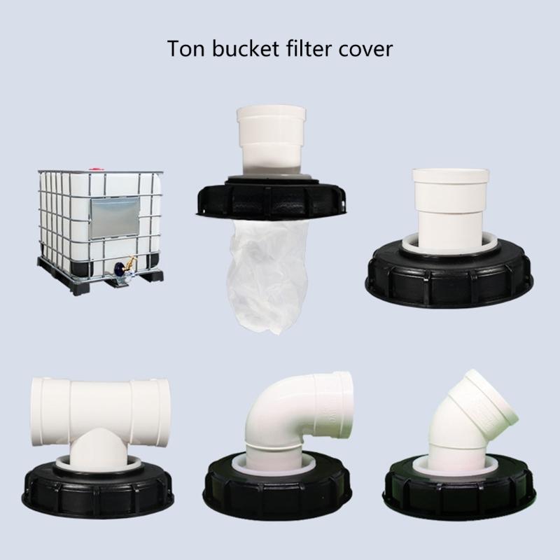 165mm IBC Nylon Mesh Lid Filter with Fine Mesh Designs For Water Storage Various Industries Tanks Filtration Mesh