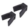 2pcs 2in Boat Trailer Bow Stop Rubber V Span Boat Trailer Bow Stop V Block for Yacht Kayak