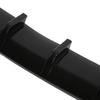 Diffuseur Arrière de Pare-chocs Universel pour Voiture Aileron Fins Noir Brillant Splitter de Châssis Accessoire Aérodynamique pour Voiture