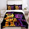 Fnaf Freddy Bonnie Print 3Pcs Bedding Setduvet Cover With 2 Bedropillowcase Home Birthday Gift