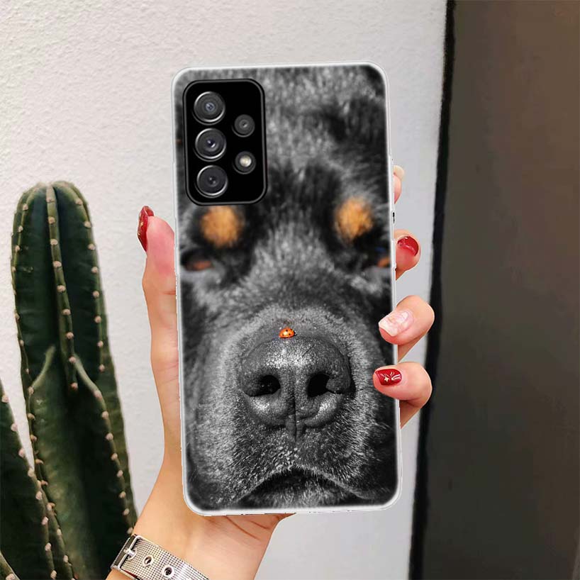 Rottweiler Dog For Samsung Galaxy A16 A15 A14 A13 A56 A55 A54 A53 Phone Case A36 A35 A34 A33 A26 A25 A24 A23 A05S A04S A03S A15