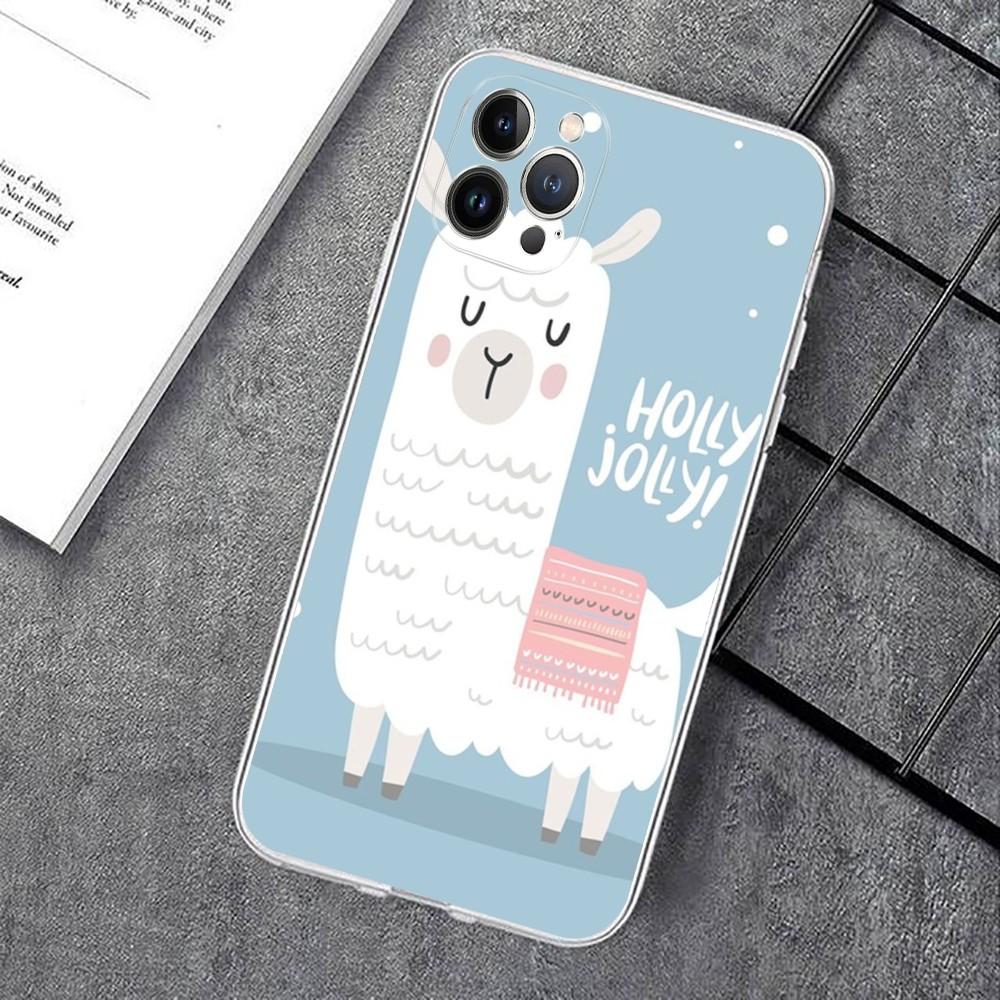Lama Llama Alpacas Phone Case For IPhone 14 11 12 13 Mini Pro XS Max Cover 6 7 8 Plus X XR SE 2020 Funda Shell