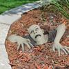 Halloween Crawling Zombie Horror Props Outdoor Garden Statue Graveyard Ornament