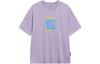 Men's X Disney T-Shirts Unisex Smoky Gray Mauve Crew Neck Moderate Straight Fit