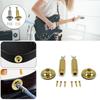 2Pcs Acoustic Electric Guitar Mono Endpin Socket Plug 6.35mm Guitar Strap Button Plug Socket End Pin Output Socket