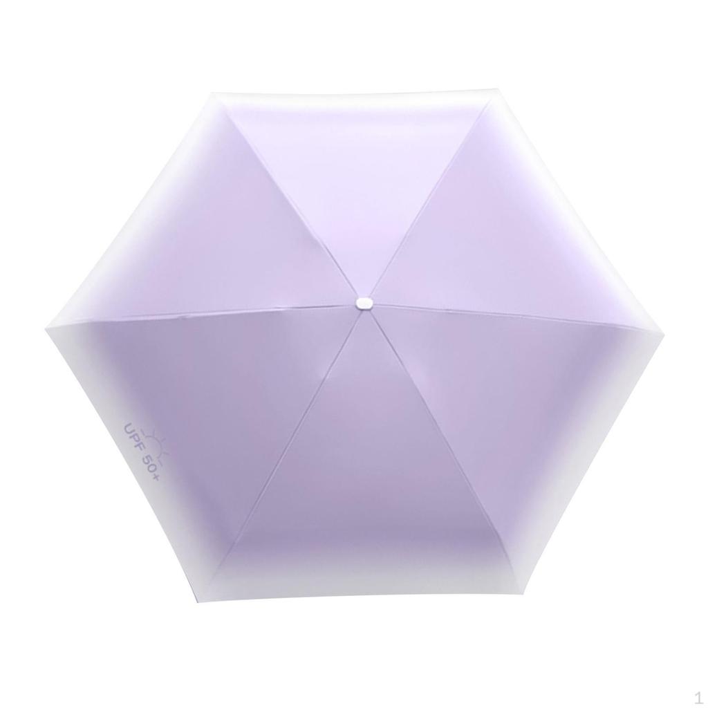 Compact Travel Umbrella Folding Sun Protection Umbrellas for Rain Camping