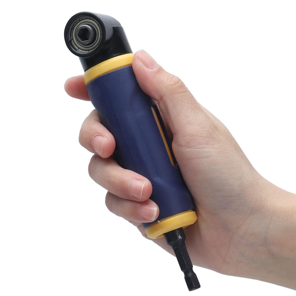 Magnetic Bit Corner Chrome Vanadium Alloy Hex Impact Driver Compatible Right-Angle Driver, Socket, Extension, Conversion, L-Shaped Adapter, 90-Degree
