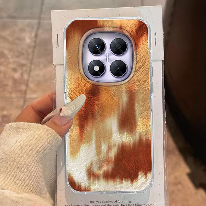 Case For Redmi Note 14 Pro Plus 13 Pro 14S 14C 13C A3 Xiaomi 14T 13T Pro 5G Phone Cover Retro Texture Gradient For Redmi A5 Bags