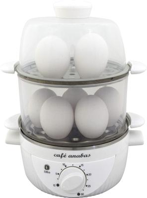 ANABAS Boiled Egg Master Easy Dampfgarer 2 SE-002 (Weiß, Stufen)