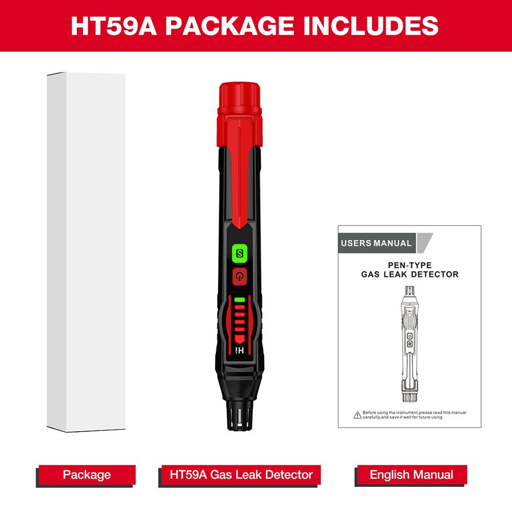 

50~1000ppm детектор утечки природного газа со звуковой и визуальной сигнализацией, регулируемая чувствительность, портативный детектор утечки горючего газа