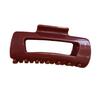 1/4Pcs Women Hair Claw Soft Silicone Anti-slip Teeth Back Head Hair Clip Geometric Shape Pain-Free Wear Hair Pin