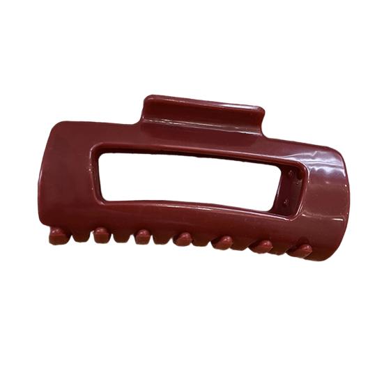 1/4Pcs Women Hair Claw Soft Silicone Anti-slip Teeth Back Head Hair Clip Geometric Shape Pain-Free Wear Hair Pin