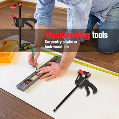 Woodworking Gadgets DIY Hand Tools Woodworking Rods F Clamp Kit Fast Ratchet Release Speed Squeeze Woodworking Woodworking Tools