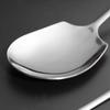2/1Pcs Large Stainless Steel Spoon Long Handle Soup Spoons Round Scoops For Dinner Dessert Hot Pot Colander Kitchen Tableware