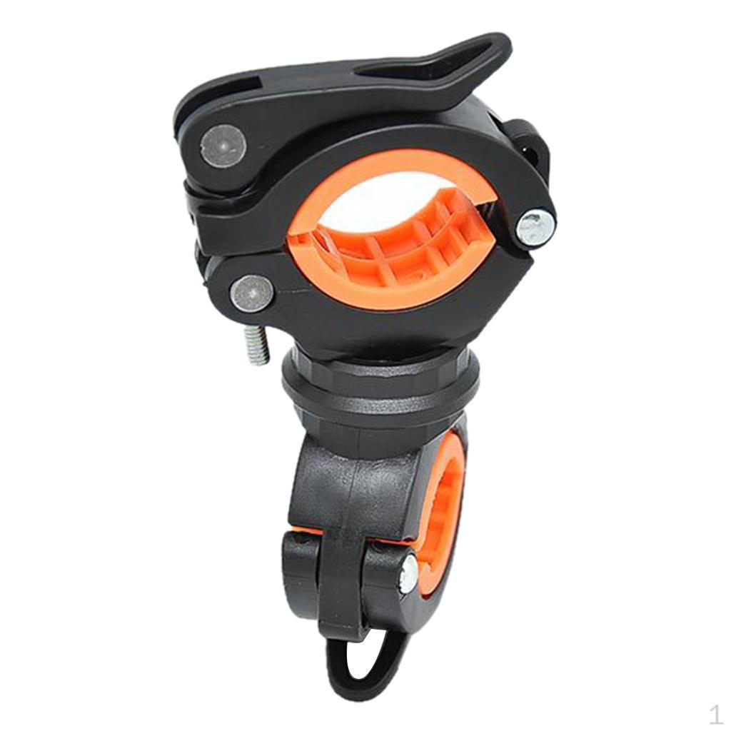 Bike Rotating Mounting Bracket for Flashlight Torch чёрный