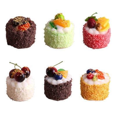 Realistic Cake Model Artificial Fake Dessert Model for Photography Props