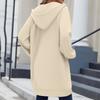 Women's Fashion Raglan Sleeve Long-Sleeve Casual Jacket With Double Zipper Hoodie