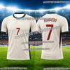 Fashion Ronaldo Unisex Jersey Collectible Soccer Fan T Shirt Lightweight Breathable Football Sportswear For Men Women Streetwear