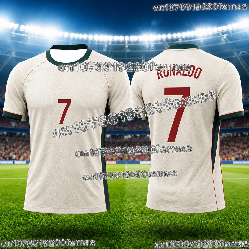 Fashion Ronaldo Unisex Jersey Collectible Soccer Fan T Shirt Lightweight Breathable Football Sportswear For Men Women Streetwear