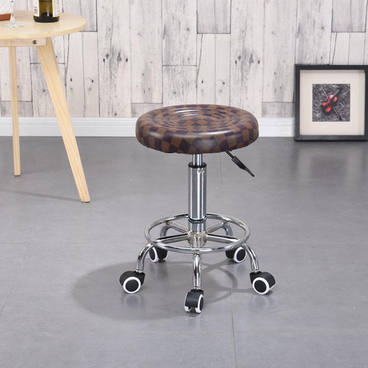 Adjustable Swivel Beauty Stool - Simple Lab & Bar Round Stool