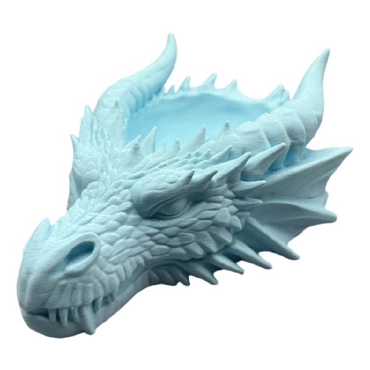Stijlvolle Gotische Draak Ontwerp Kaarsenstandaard En Sieradenschaal 3D Geprint Plastic Unieke Kaars- En Sieradenorganizers