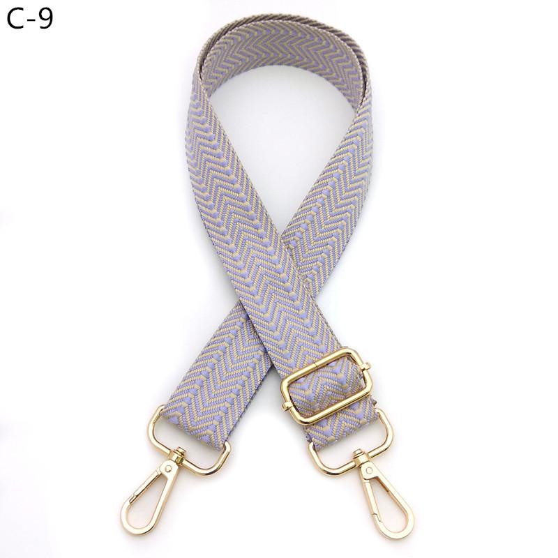 New Arrow Solid Color Bag Shoulder Strap Accessories One Shoulder Oblique Span Adjustable Replacement School Bag Wave Strap