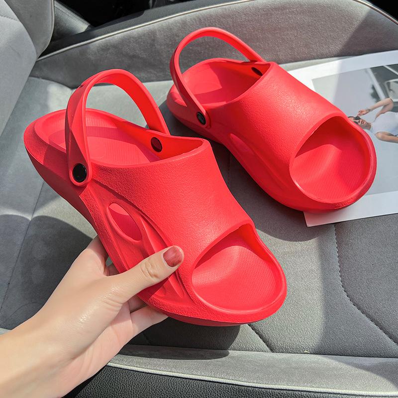 Papuci de exterior cu toc înalt pentru pantofi EVA pentru femei de stil nou cu talpă din burete pentru îmbrăcăminte în aer liber