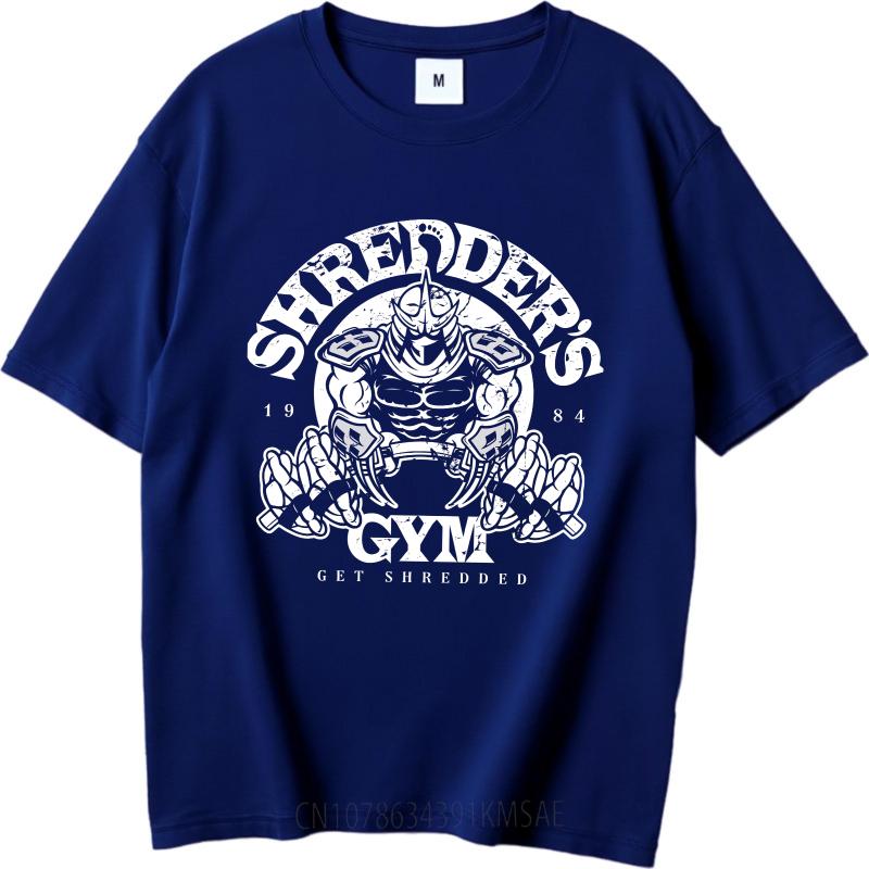 Stylish Unisex Summer tshirt Shredders Gym Get Shredded 1984 Short Sleeve Relaxed Fit ONeck For Men Top Tees Male Teeshirt