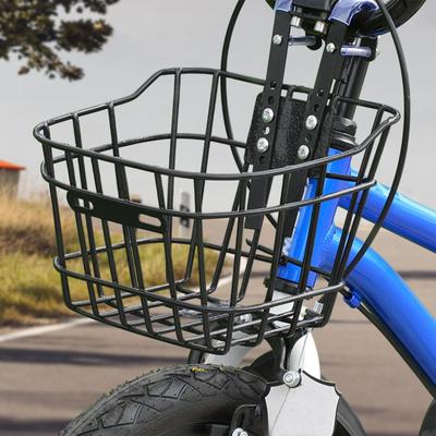 Cesta de Bicicleta para Niño para Manillar Delantero Instalación Fácil Diseño de Alambre de Hierro Niños Exterior