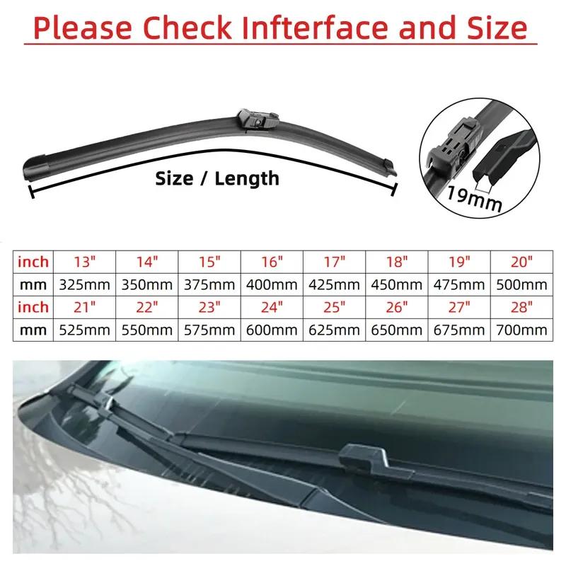 Car Wipers Rubber for Chery Chirey Tiggo 4 5X 7 8 Front Blade Brushes Cutter Automobiles Parts Accessories Windscreen Wipers