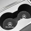 1/2pcs Car Coasters Water Cup Slots Non-Slip Mat for Mercedes Benz W203 W204 W205 W206 W212 W213 W222 W223 E300 C200 Accessories KR9