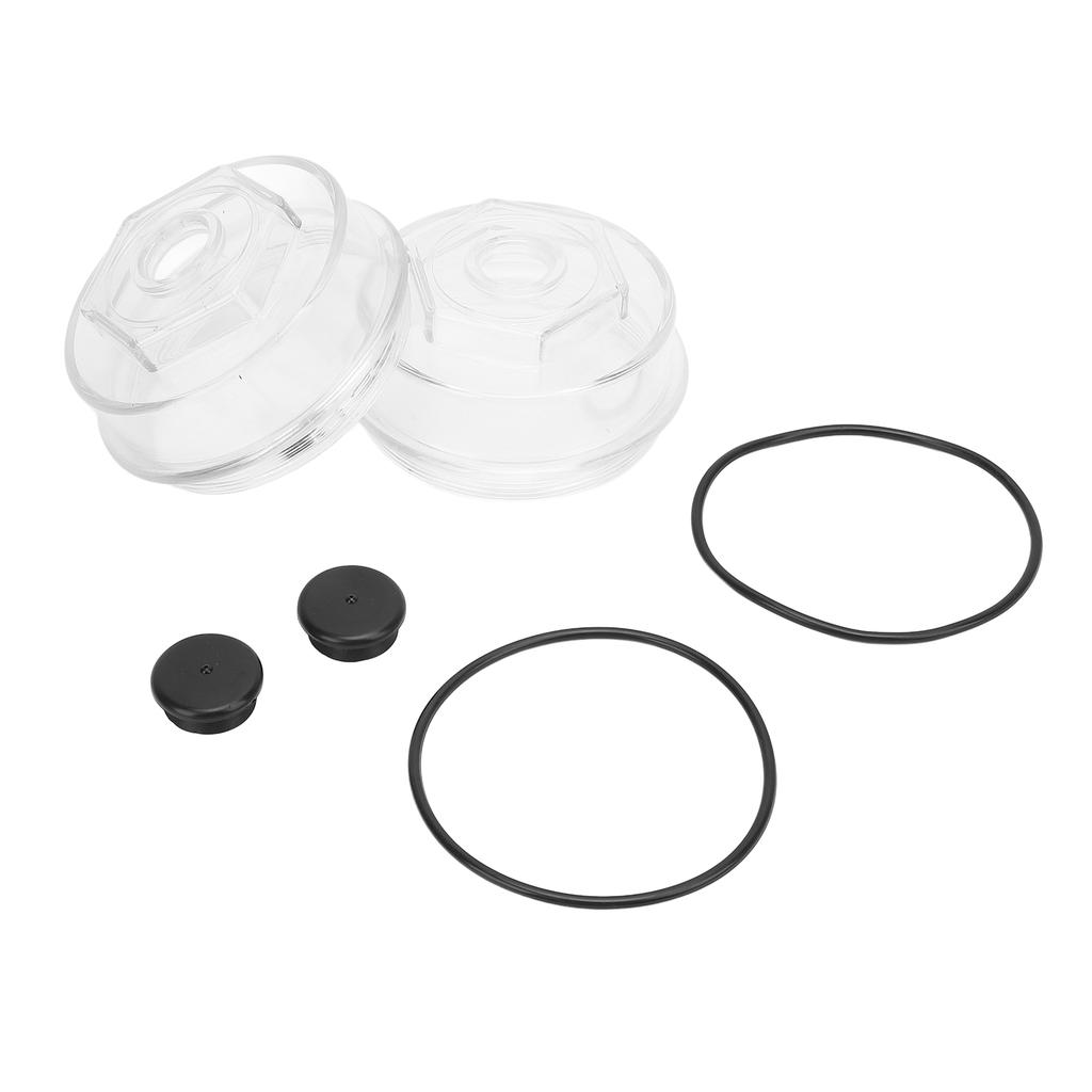 2 Set Trailer Hub Replacement Oil Cap Kit 183772 KIT 4 Inch Axle Plastic Cap with O Rings Replacement for Dexter Axles