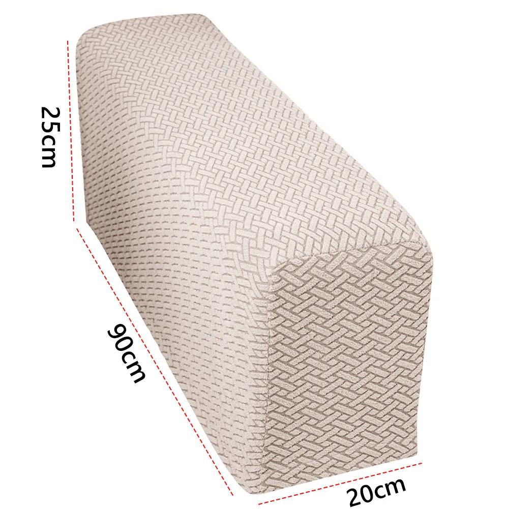 1PCS Furniture Protector Washable Armchair Slipcovers Checkered Pattern Armrests Chair Covers for Chairs Sofas Couch Arm Cover