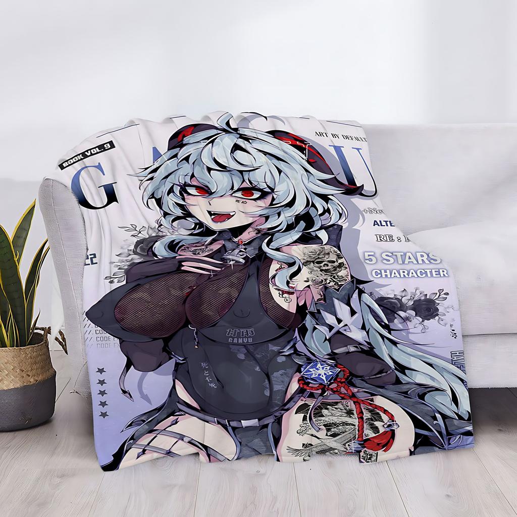 Hentai Sofa Throw Blanket Luxury Cover Fluffy Soft Blankets & Throws Knee Microfiber Anime Child Cute Home Textile Garden