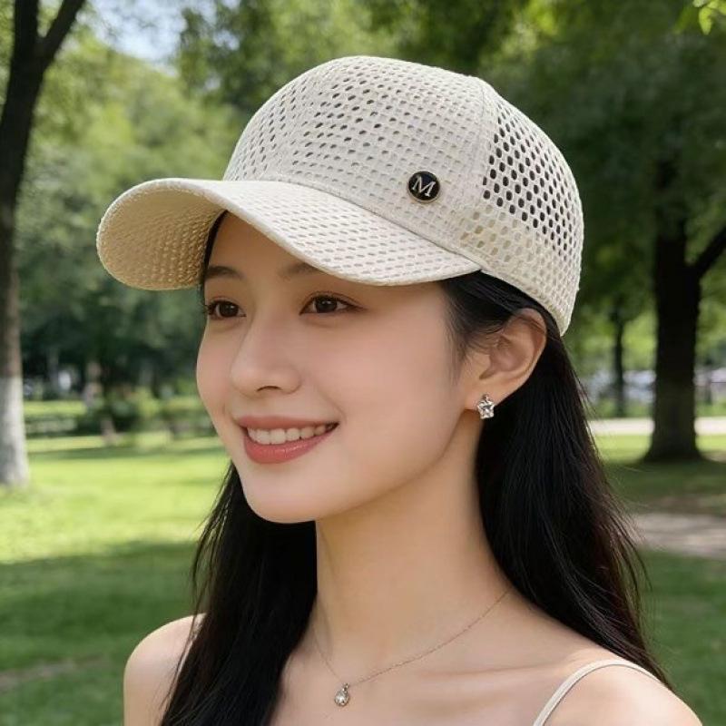 Summer Breathable Sunshade Mesh Baseball Baseball Baseball Baseball Cap, Outdoor Sports, Fashionable And Versatile, Unisex Casual For Women