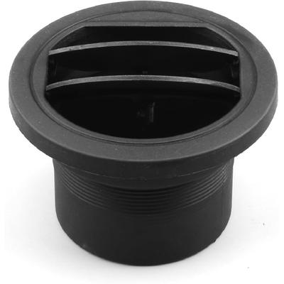 75mm Rotatable Warm Air Vent Outlet for Diesel Parking Heater, 360° Adjustable Ducting Heater Air Outlet with Shut-Off Function, High Temp Resistant
