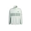 Men's Oversized Fit Woven Jacket Linen Green IA9427