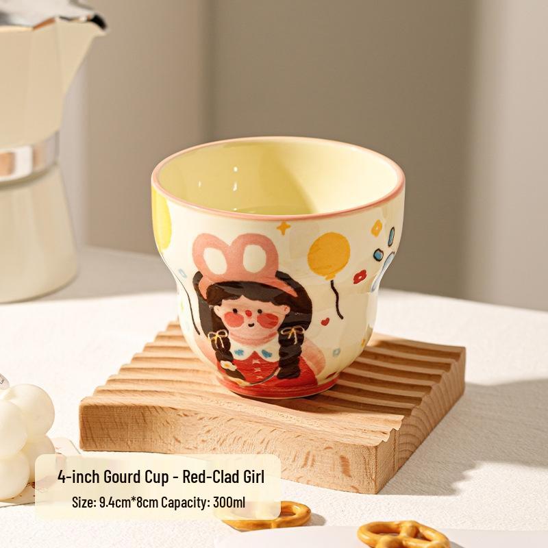 JingJingRS Ceramic Gourd Mug