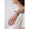 Bracelet - Pearls &amp; Colors - Véritables Perles de Culture 6-7 mm - Argent 925 - Noir - Longueur 18 cm