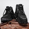 Fashion Men's Shoes 2024 Winter Plush Thick Soled Outdoor Warm Cotton Shoes Anti Slip Lace Up Anti Cold Ankle Boots Botas Para Hombre